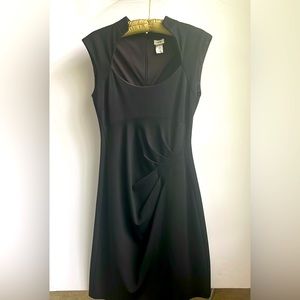 Cashe Women’s Sleeveless little black dress Excellent Condition Approx 36”